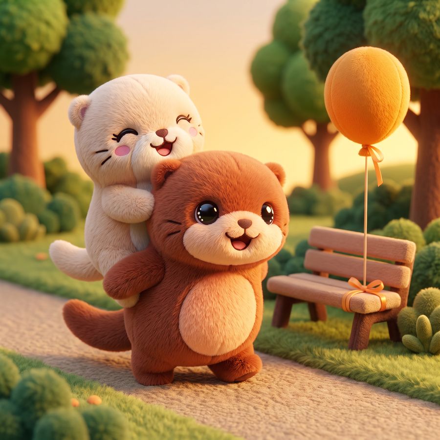 Piggyback in the park
